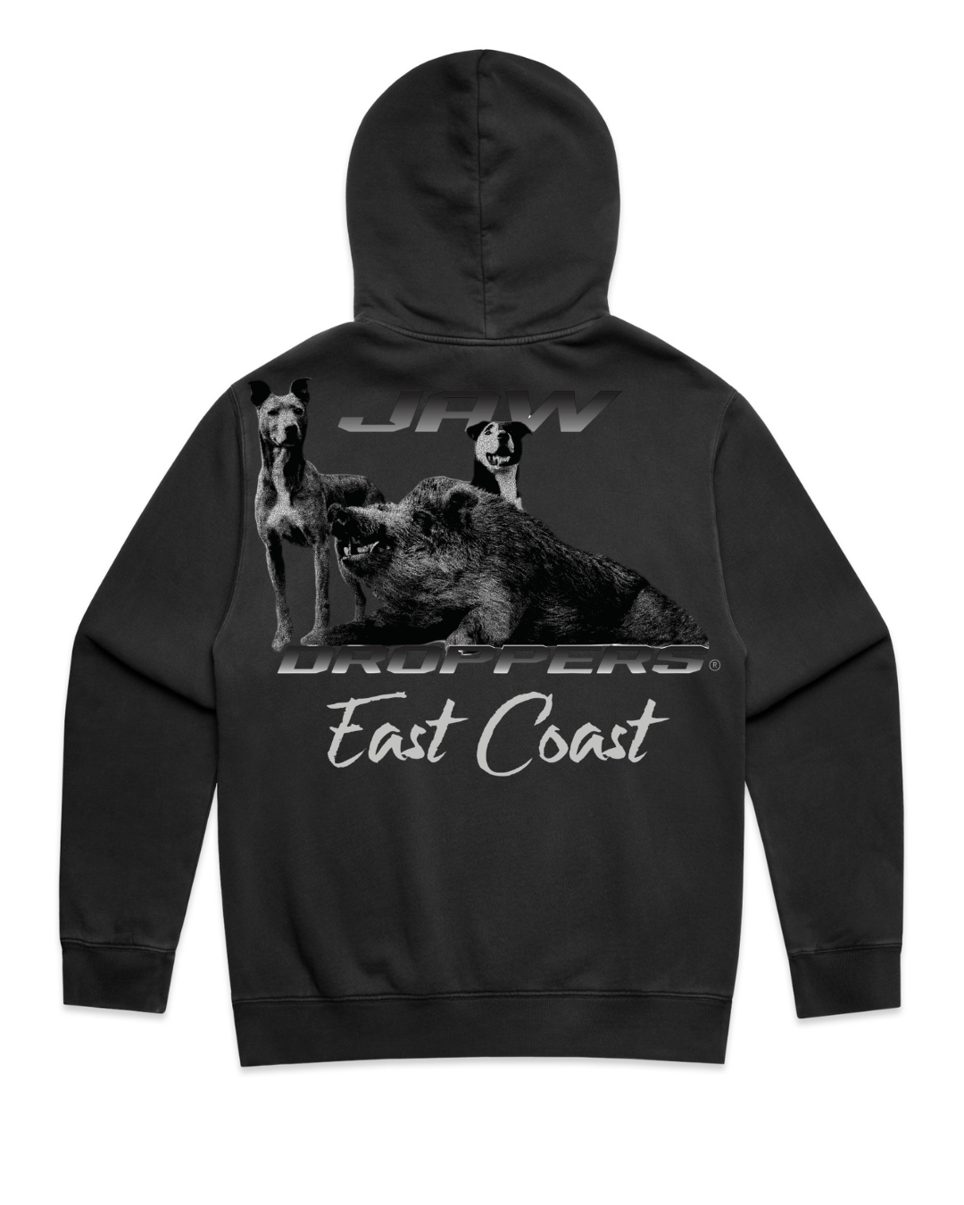 East Coast Faded Hood – Charcoal Black