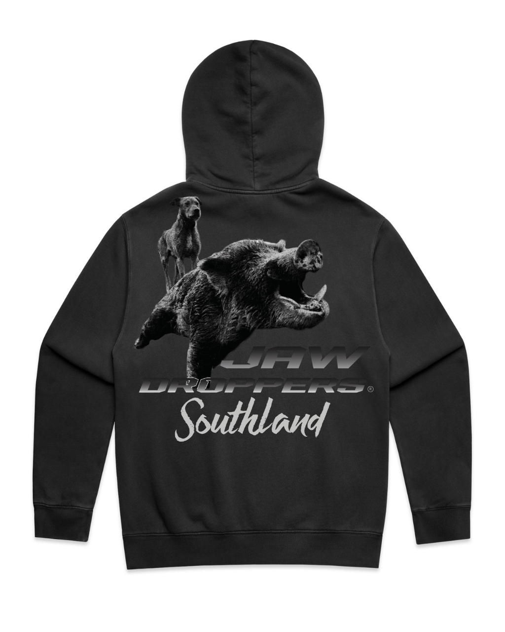 Southland Faded Hood – Charcoal Black
